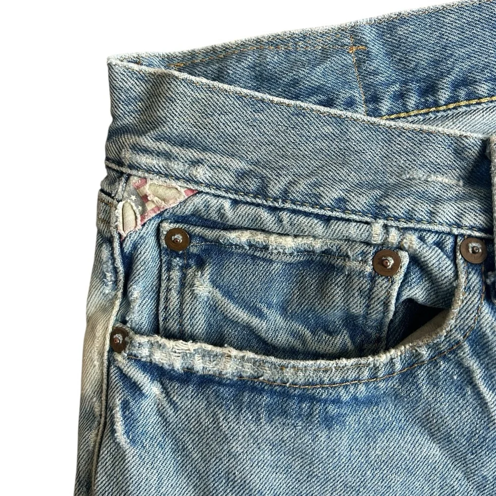 Ralph Lauren‎ Denim & Supply Distressed Slim Jeans Men’s 36x29 Blue